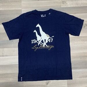 LRG Heritage Shirt Navy Blue T-Shirt 100% COTTON - Size 3XL